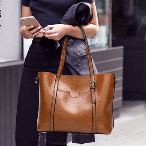 fake leather shoulder bag|faux leather handbags clearance.